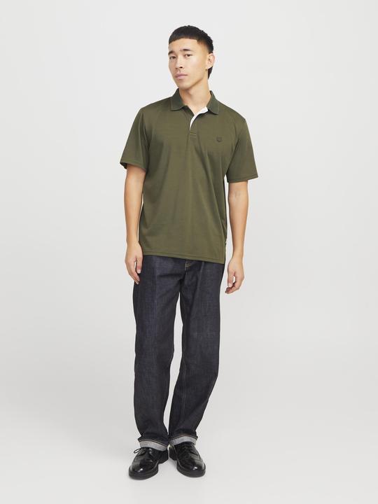 Actual product image Jack & Jones Einfarbig Hemdkragen Poloshirt Poloshirt (L)