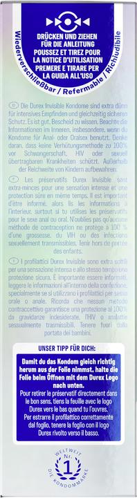Image du produit Durex Invisible (12 pcs)