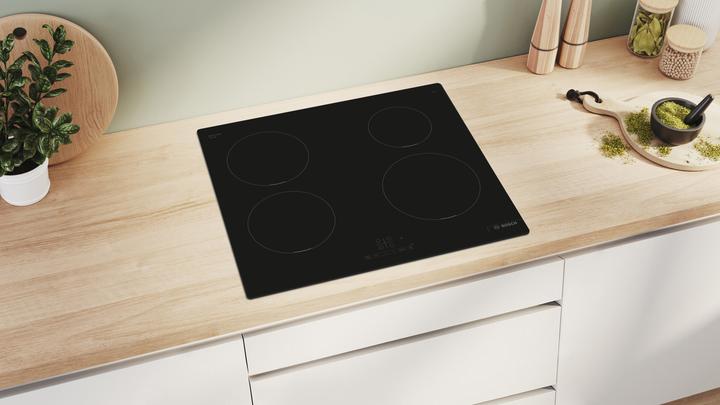 Actual product image zz_ArchivedbyPCD_Bosch Bosch Series 4 PUE611BB5J Cooktop Black Built-in 59.2 cm Induction hob 4 Cooker(
