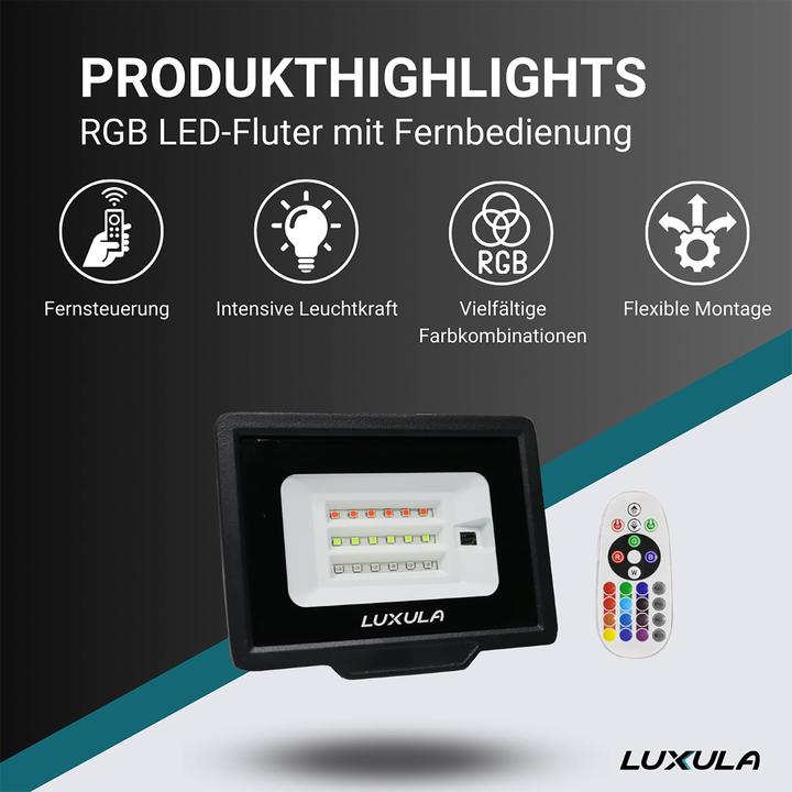 Image du produit Luxula Projecteur à LED RGB