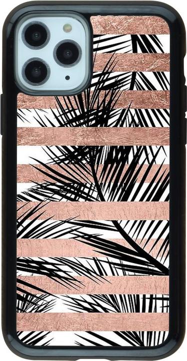 Immagine prodotto PhoneLook Copertina Hybrid Armor nera Palme a strisce dorate (Apple iPhone 11 Pro)