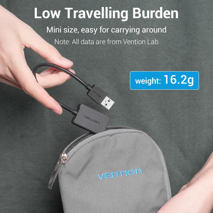 Actual product image Vention External sound card USB 2.0 CDYB0 2-port 0.15m (USB)