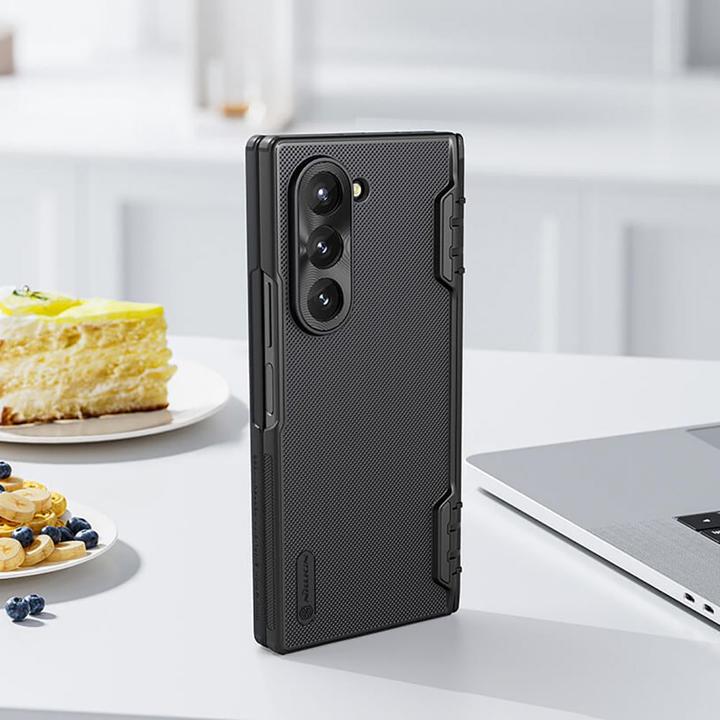 Productafbeelding Nillkin Super Frosted Shield Fold hoesje voor Samsung Galaxy Z Fold 6 5G - zwart (Samsung Galaxy Z Fold6)