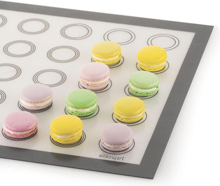 Image du produit Silikomart Tapis en silicone - Macaron (40 x 30 cm)
