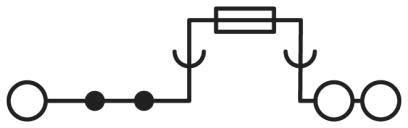 Actual product image Phoenix DT 6/2,5-DREHSI-EX (5X20) 3073979 Fuse feed-through terminal 0.50 mm² 6 mm² Black 10 pcs.