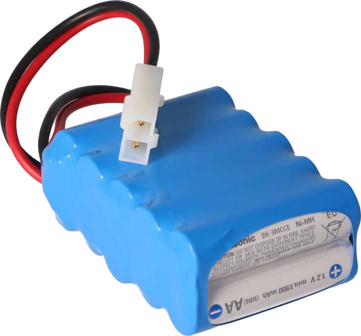Actual product image Panasonic Akkupack bestehend aus 10x Eneloop AA Mignon und Tamiya Buchse (10 pcs., 2000 mAh, Rechargeable battery)