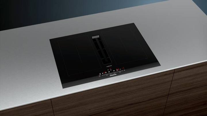 Actual product image Siemens ED777FQ25E iQ500 Induction hob with integrated extractor hood 70 cm