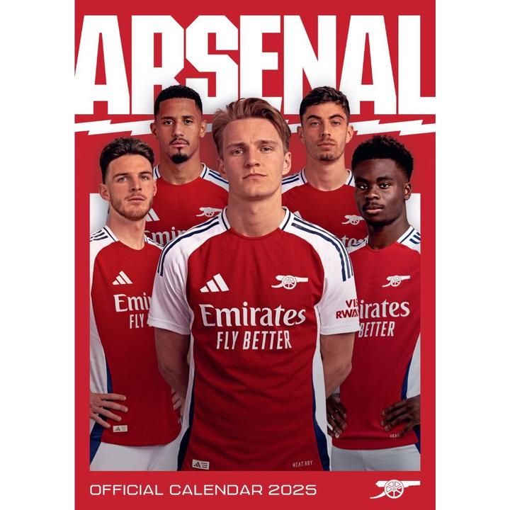 Produktbild Arsenal FC Wandkalender 2025 A3 (A3, Harter Einband, Deutsch)