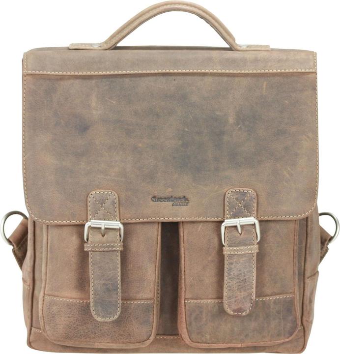 Greenland Nature Stone Umhängetasche Messenger Leder 33 cm