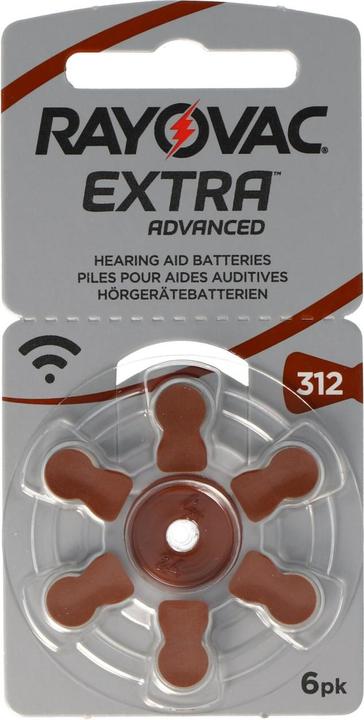 Produktbild Rayovac 60 Stück Hörgeräte Batterie Varta HA312, PR41, 4607, 5000252003205 (60 Stk., 180 mAh)