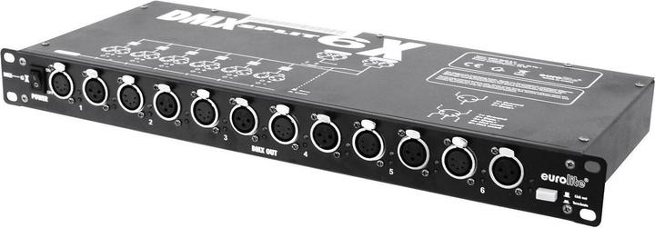 Produktbild Eurolite DMX Splitter DMX Split 6X 6-Kanal 48,30cm (19") -Bauform