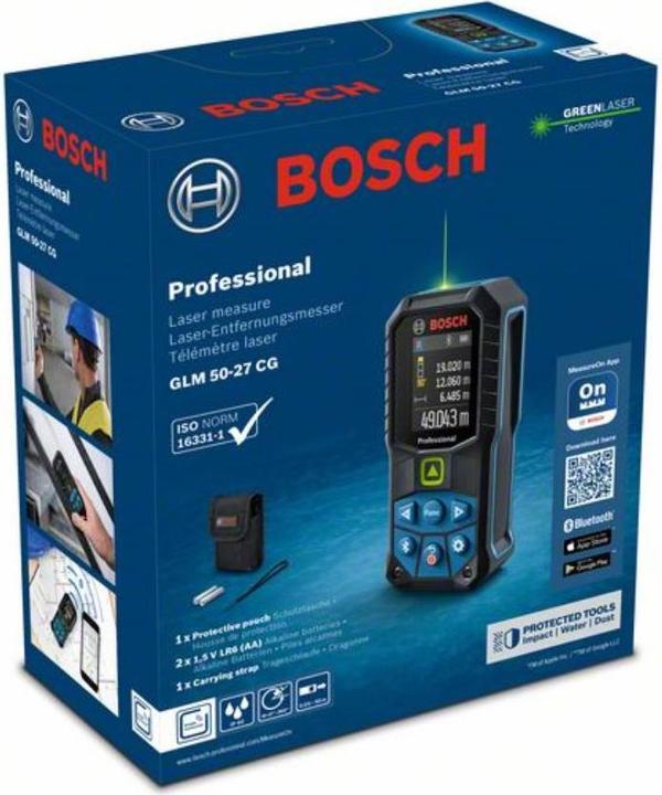 Immagine prodotto Bosch Professional GLM 50-27 CG (50 m, 515 nm)