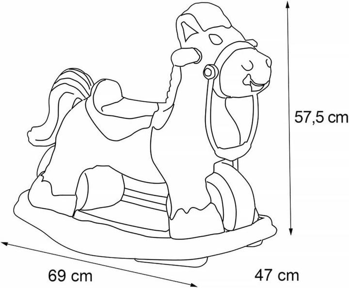 Image du produit Feber Poney à bascule
