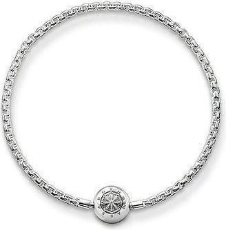 Hermex Bettelarmband versilbert - 22cm (22 cm, Metalllegierung)