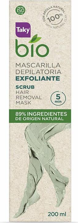 Actual product image Taky Bio Natural Exfoliating Depilatory Mask 200ml (200 ml)