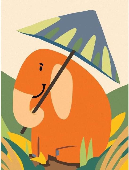 Image du produit Ravensburger CreArt - Peinture par numéros 23902 - Hello Elephant - dès 12 ans