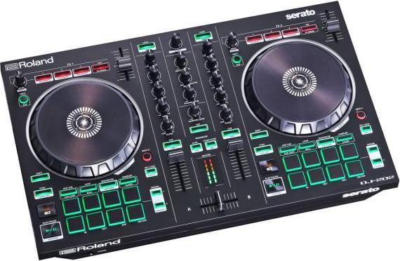 Produktbild Roland DJ-202 USB-DJ-Controller Mixer mit Tasche