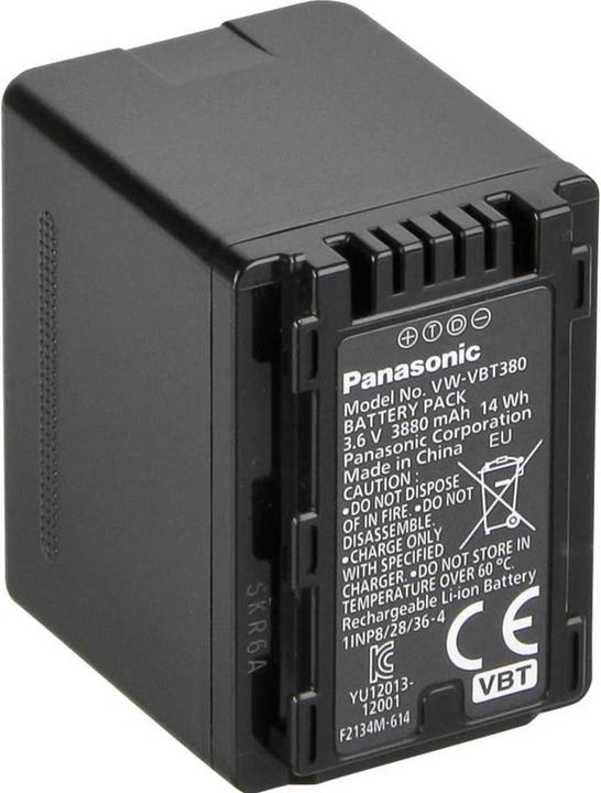 Actual product image Panasonic VW-VBT380E Battery for Camcorder (Camera battery)