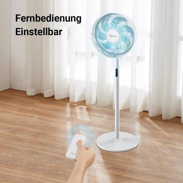 Actual product image Comfee FS40-15AR Pedestal fan, LED display, remote control, 27dB (65 dB)