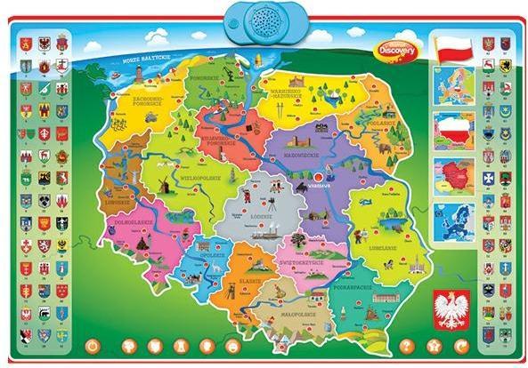Immagine prodotto Komelon Dumel Interaktywna mapa Polski