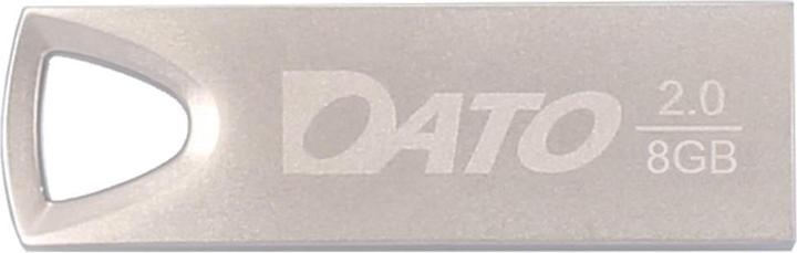 Produktbild Dato - Memory Stick DS7016 (DS7016-08G) - USB 2.0 FlashDrive, 8GB, Read 9MB/s, Write 5MB/s - Silver (8 GB, USB-A)