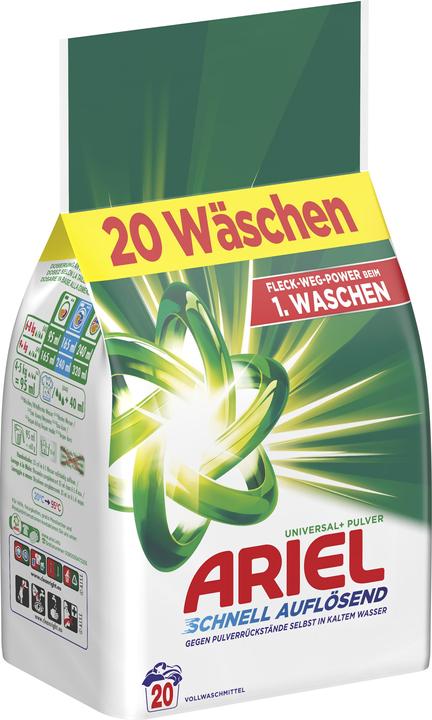 Produktbild Ariel Universal+ (20 Waschgänge, Waschpulver)