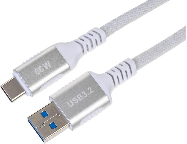 Immagine prodotto Onit USB 3.1-Kabel USB A - USB C 2 m, Weiss (2 m, USB 3.1, 66 W)
