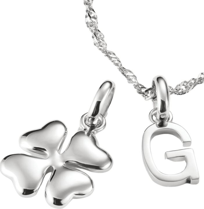 Immagine prodotto Thomas Sabo Charm-Anhänger Glücksklee in 3D Connect Silber (Argento)