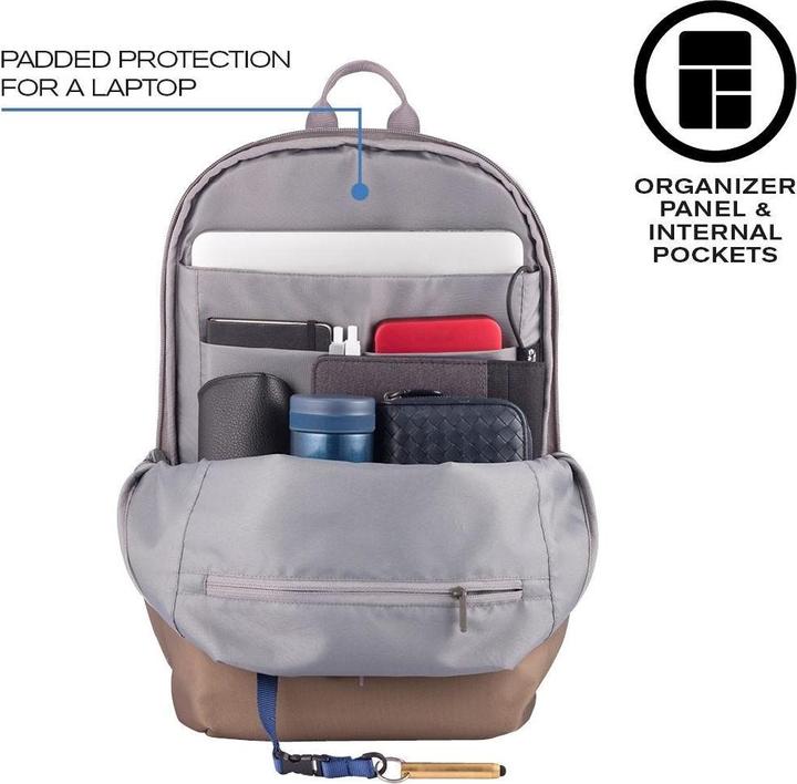 Immagine prodotto XD Design ZAINO ANTIFURTO BOBBY SOFT BROWN P/N: P705.796 (16 l)