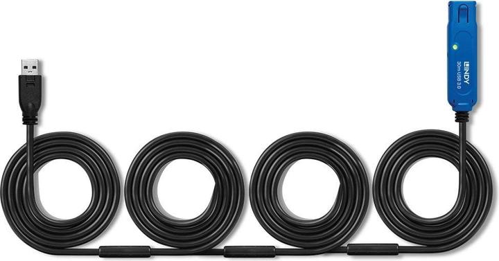 Produktbild Lindy 30m USB 3.0 Aktivverlängerung Pro (30 m, USB 3.2 Gen 1)