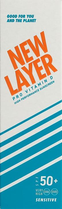 Actual product image New Layer Pro Vitamin D High Performance Sun Cream SPF50+ sensitive (Suntan cream, SPF 50+, 200 ml, 252 g)