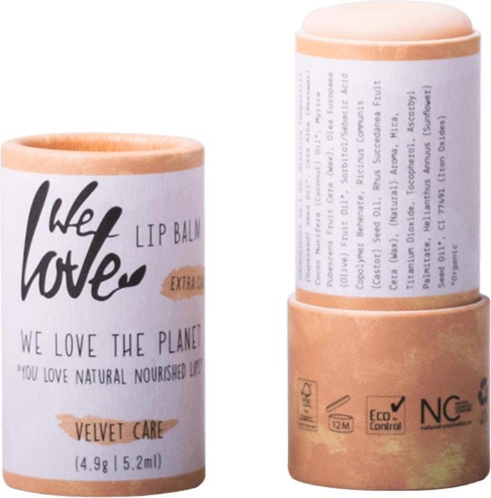 Image du produit We Love The Planet Soin des lèvres naturel Velvet Care Miel - 4,9g - (Stick de soin des lèvres)