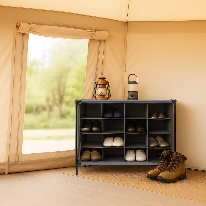 Image du produit Relaxdays Étagère à chaussures de camping
