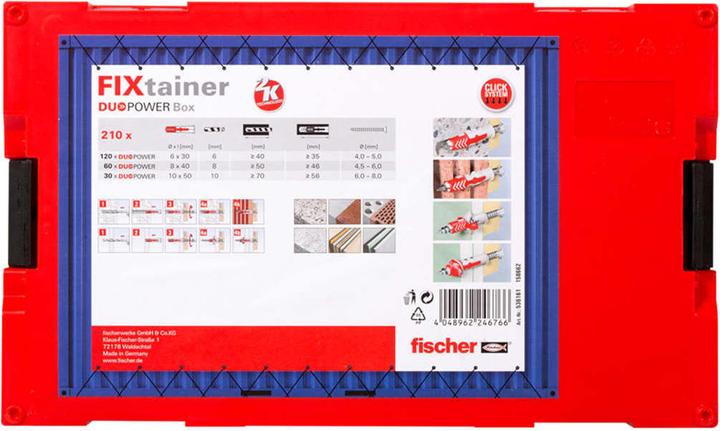Actual product image Fischer Drywall dowel set (210 pcs.)