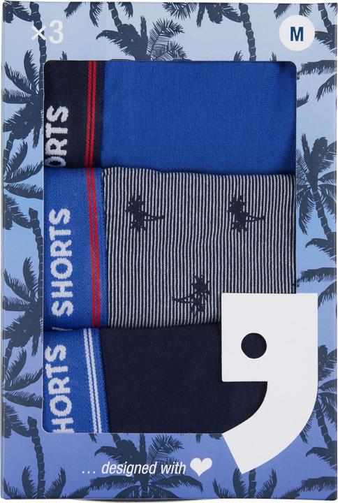 Image du produit Happy shorts Retro Boxer Jersey (XL, Lot de 3)