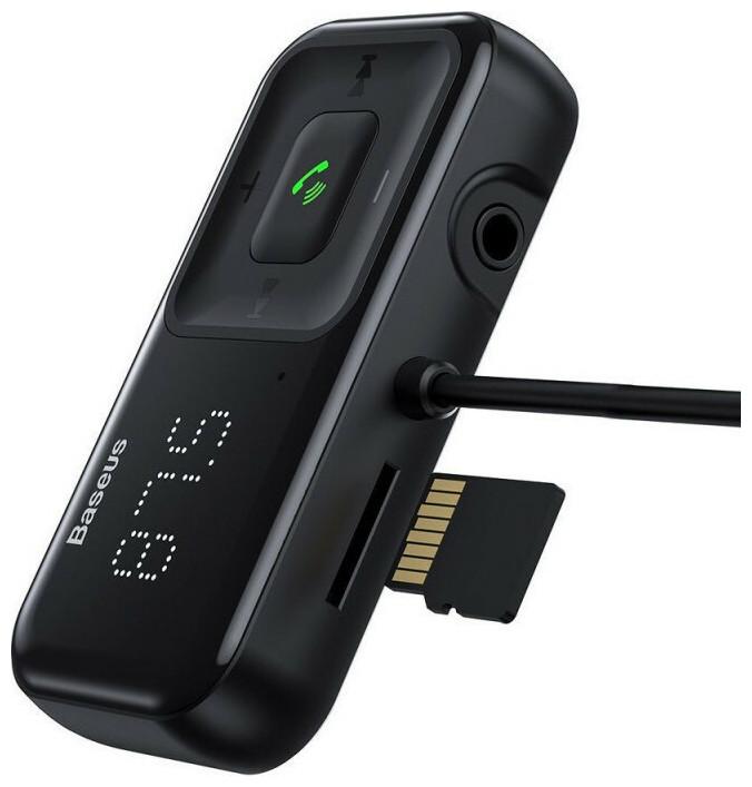 Actual product image Baseus Car Bluetooth MP3 Player T Shaped S-16 Black OS