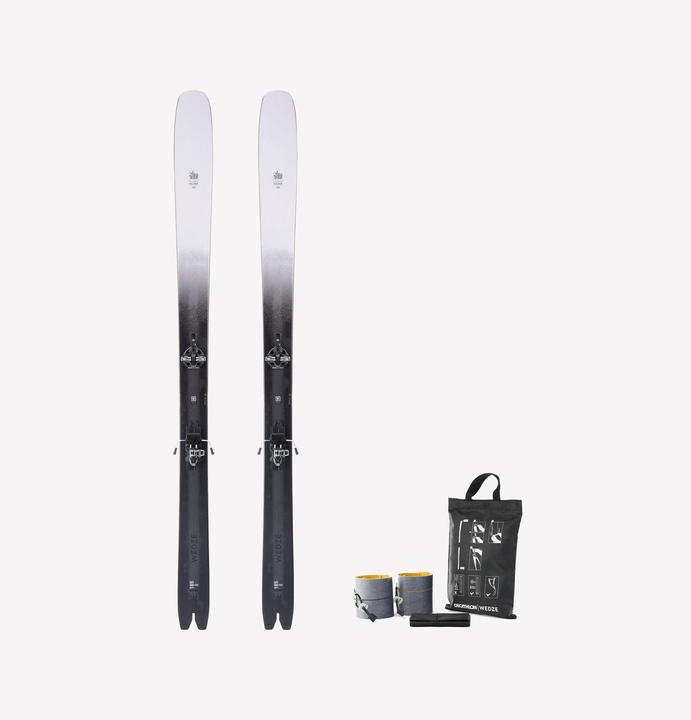 Wedze Touring skis with bindings and climbing skins - Wilder 102 (185 cm, With binding)