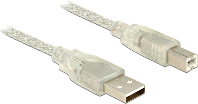 Delock USB-A – USB-B (5 m, USB 2.0)