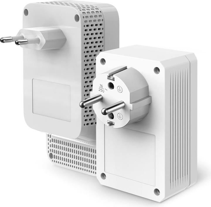 Produktbild TP-Link AV1000 Gigabit Passthrough Powerline ac Wi-Fi Kit TL-WPA7617 KIT mit TL-PA7017P 10 (1200 Mbit/s)