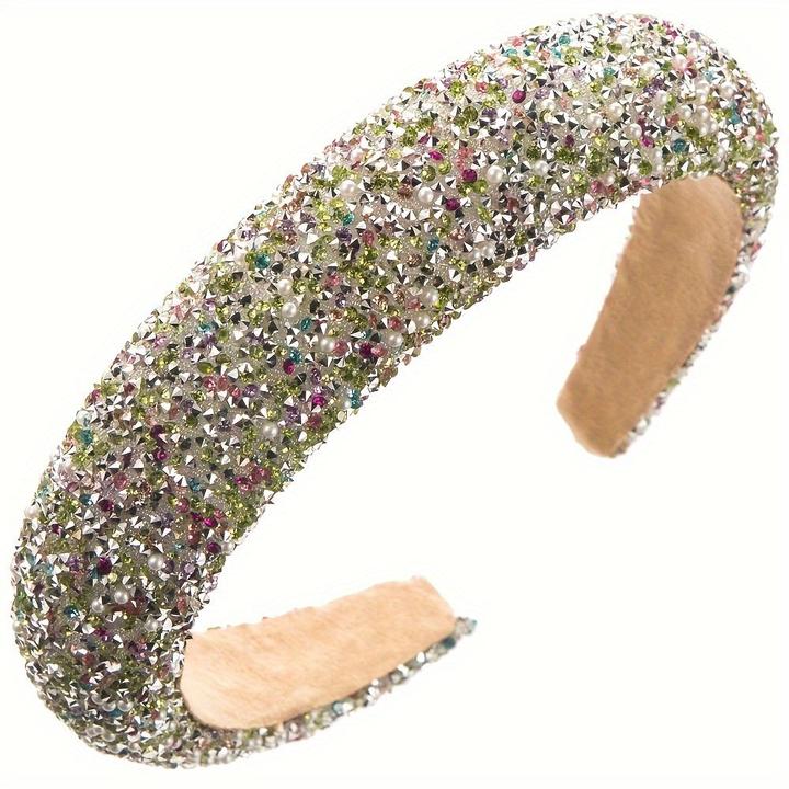 Image du produit Activity Board Elegantes, funkelndes Strass- und Perlenstirnband - schickes Haarschmuckstück im koreanischen Stil