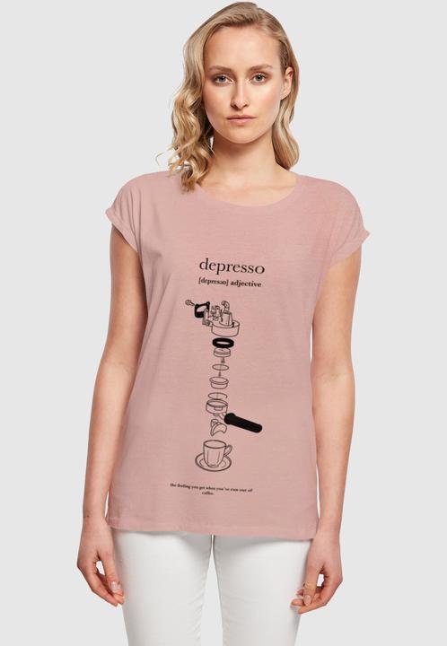 Image du produit Mister Tee MisterTee Ladies Depresso Extended Shoulder Tee - 174691 (L)