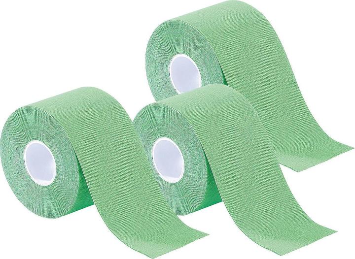 Newgen medicals Kinesiologie-Tape aus Baumwollgewebe, 3er-Set, grün (15 m)