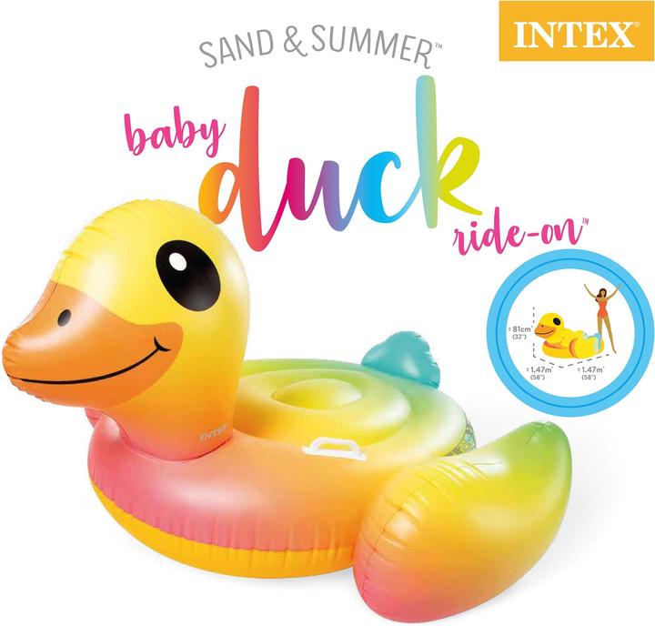 Image du produit Intex Yellow Duck Ride-On