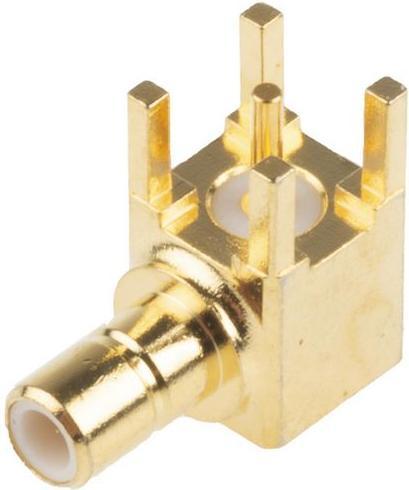Produktbild Rs Pro Stecker Koaxialsteckverbinder SMB-Steckverbinder, PCB, Löt-Anschluss, 50Ω, Subminiature, gewi