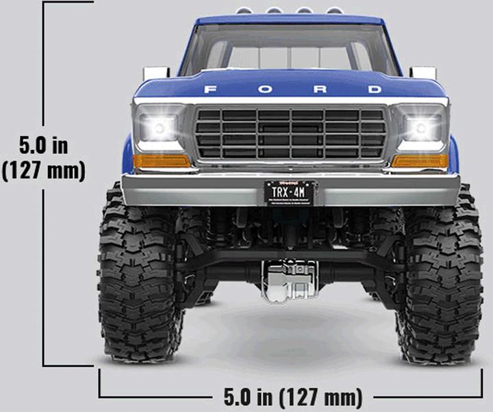 Produktbild Traxxas TRX-4M FORD F150 4X4 LIFTED BRAUN 1/18 CRAWLER RTR BRUSHED, MIT AKKU UND USB LADEGERÄT (RTR Ready-to-Run)