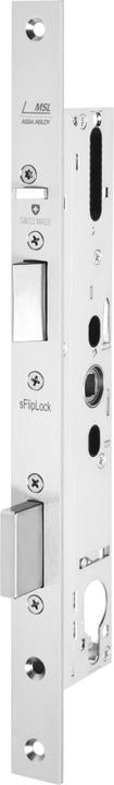 Actual product image MSL Panic mortise locks sFlipLock 14544PE-SV-TF (Mortise lock)