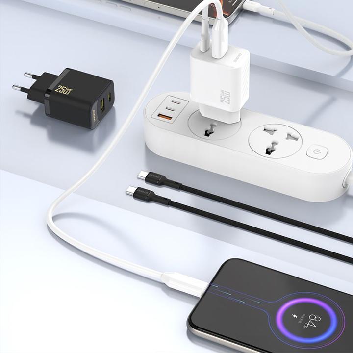 Actual product image Dudao A27EU 25W GaN Charger White (25 W)