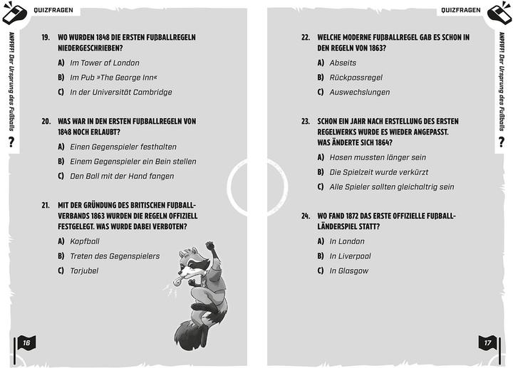 Produktbild Kosmos kicker Kids Fussball Quiz (Deutsch)