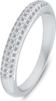 Produktbild Brilio Silver - Silver ring with sparkling zircons RI135W - Circuit: 54 mm (54)