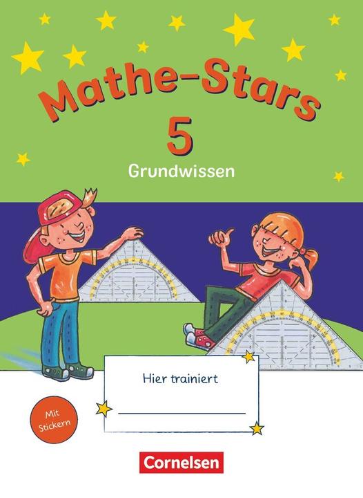 Produktbild Mathe-Stars, Grundwissen, 5. Schuljahr, Übungsheft, Mit Lösungen (Deutsch, 2021)